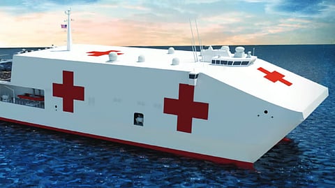 Rendering of a Bethesda-class expeditionary medical ship