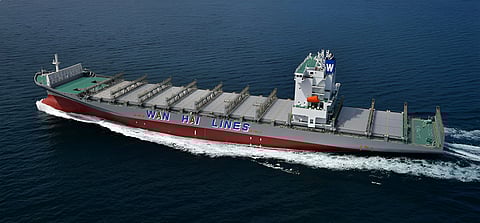 Wan Hai 377 – New medium- to long-haul boxship boasts reduced environmental impact