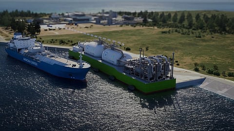 H2 import terminal at Lubmin (artist's impression)