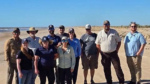 Texas General Land Office, partners complete 14-mile beach nourishment project