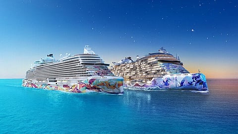 Norwegian Aqua and Norwegian Luna (artist's impression)