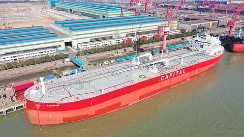 115,621DWT, eco-type crude oil/product carrier Aisopos