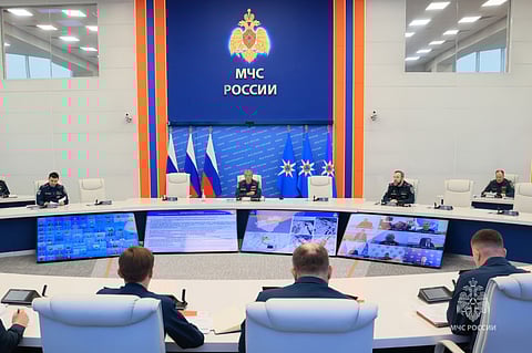 The Russian Emergencies Ministry held a weekly conference call chaired by Deputy Minister Ilya Denisov, where they discussed the operational situation over the past week.