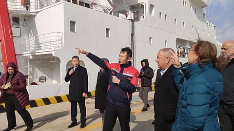Cook Islands' Prime Minister Mark Brown during his recent trip to China