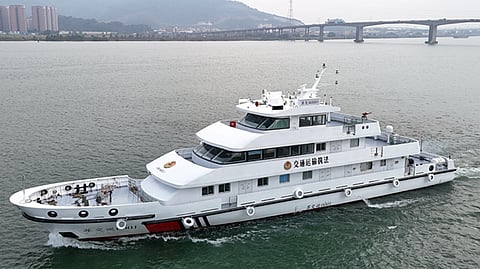 New hybrid enforcement boat delivered to Chinese transport ministry