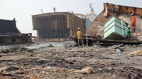 Petrobras' ship Neusa in Chattogram, Bangladesh