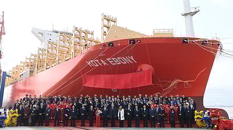 Pacific International Lines takes delivery of third LNG-fuelled containership in series