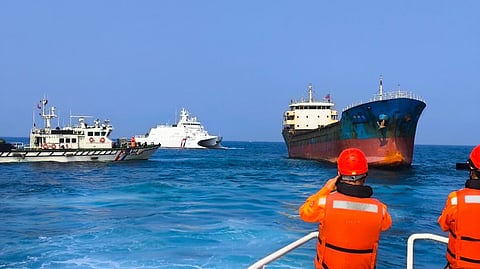 The Togolese-registered freighter Hong Tai 58 is suspected of dragging the third submarine cable between Taiwan and Pengzhou