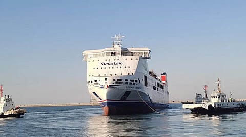 Chinese yard launches second hybrid Ro-Ro in series for Stena Line