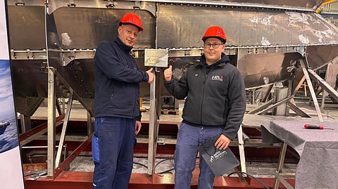 Keel laid for Port of Hamburg's new pilot boat