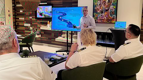 Joint Maritime Information Center meets with cruise ship industry officials to discuss Red Sea security