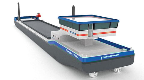 Dutch civil construction firm orders electric hopper vessel from local builder