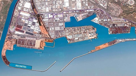 Port of Barcelona proposed expansion works