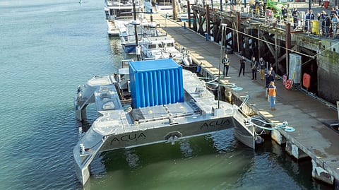 New UK-built SWATH USV formally named