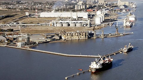 Bahia Blanca grain port