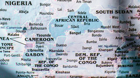 DR Congo map