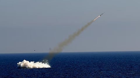 Turkish Navy conducts submarine launch of Atmaca anti-ship cruise missile