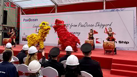 Langh Ship receives first vessel of new feeder containership series