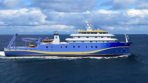 Chinese yard starts construction of deep-ocean research vessel