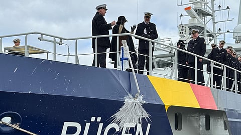 German customs service christens new LNG-fuelled patrol boat