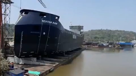 Vertom's newest short sea carrier launched in India