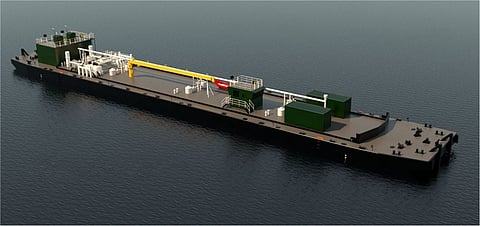 Artist's impression of liquid refined product barge ordered by Tidewater from Gunderson Marine and Iron