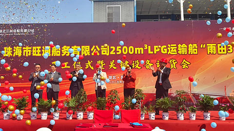 Construction begins on LPG carrier for China's Zhuhai Wangtong Shipping