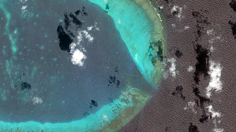 H-6 bombers over the Scarborough Shoal