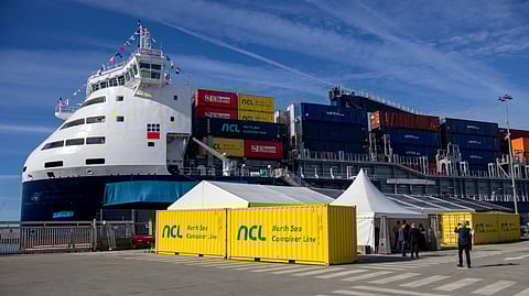 North Sea Container Line christens newest methanol-fuelled feeder ship