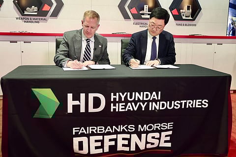 Fairbanks Morse Defense and HD Hyundai Heavy Industries sign cooperation agreement