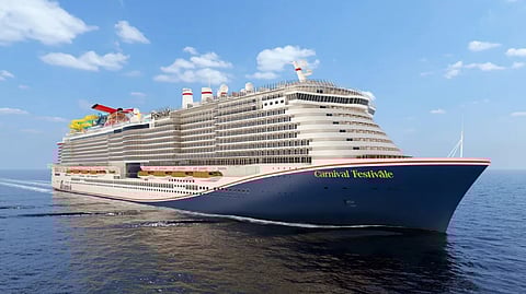 First steel cut for Carnival Cruise Lines' newest 6,400-guest ship