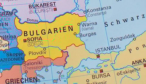 Bulgaria greece macedonia turkey map