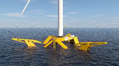 Gazelle Wind Power floating wind demonstrator render