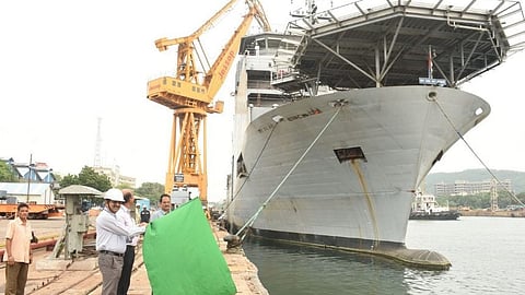 India's Hindustan Shipyard reports positive net worth for first time in 40 years