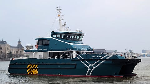 Japanese operator welcomes catamaran crewboat to fleet