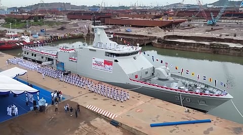 Indonesian Navy commissions locally built corvette into service