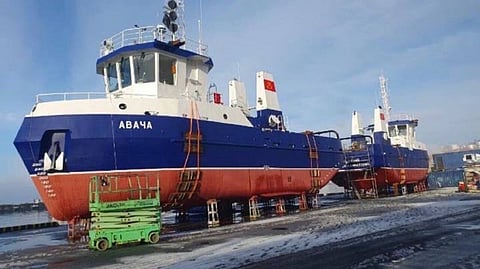 Russian yard launches two new seiners for Far East waters