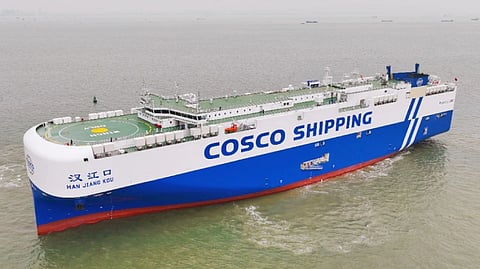 SPDB Financial Leasing takes delivery of final 7,000CEU car carrier in series