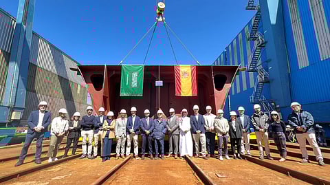 Keel laid for new Saudi research flagship
