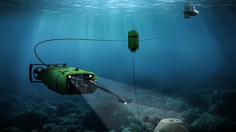 Saab test fires ROV-mounted mine neutralisation system