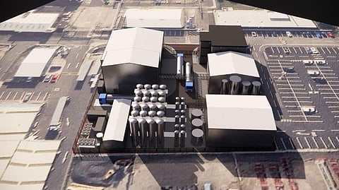 Rendering of MiAlgae's proposed new production facility
