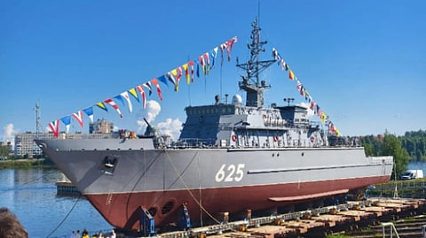 Afanasy Ivannikov Project 12700 Alexandrit class Russian Navy United Shipbuilding Corporation Sredne Nevsky Shipbuilding Plant