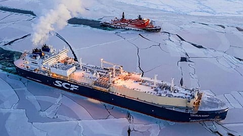 LNG carrier Christophe de Margerie Northern Sea Route icebreaker Russia