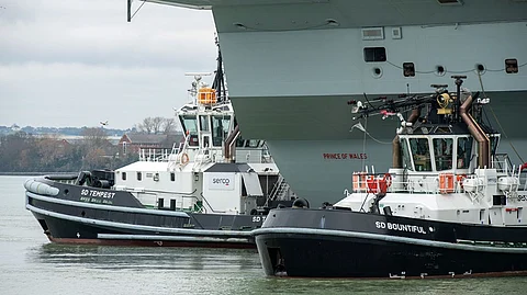 tugs and warships royal navy