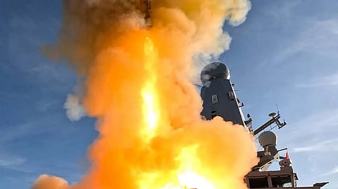 Royal Navy warship destroys supersonic missile for first time