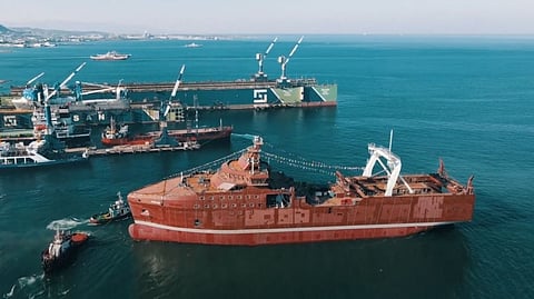 The krill harvester during construction in November 2021