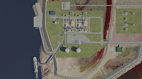 Galveston LNG Bunker Port render