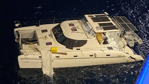Cruise ship rescues four from disabled boat off New Caledonia