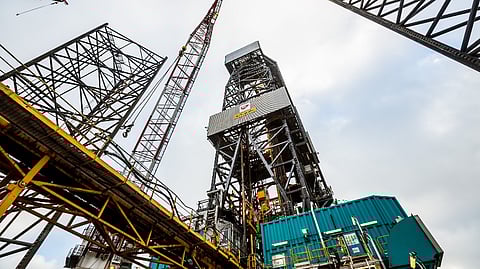 MOL platform, North Sea