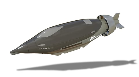 Rendering of the AUV